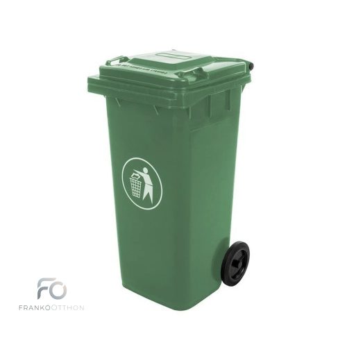Hulladéktároló 120L ZÖLD