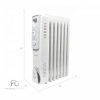 HH-1002 11 tagos olajradiátor 1000W/1500W/2500W