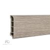Vinyl SPC padlószegély Berben tölgy 2400x60x12 mm