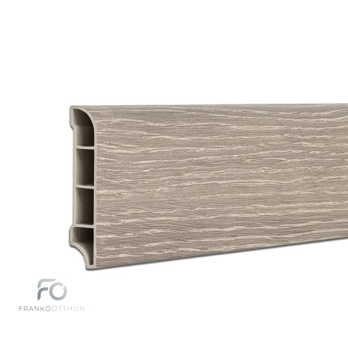 Vinyl SPC padlószegély Berben tölgy 2400x60x12 mm