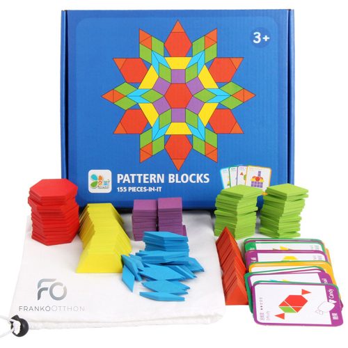 Tangram kreatív formakirakó fajáték 155 db