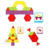 Tangram kreatív formakirakó fajáték 155 db