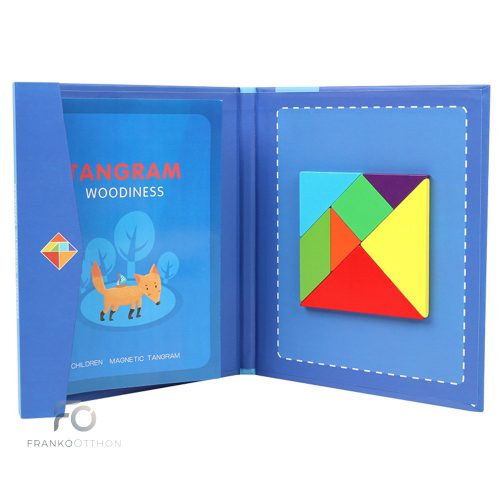 Mágneses tangram fajáték