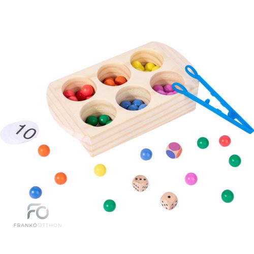 Színek, számok Montessori fejlesztő fajáték