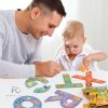 Fa ábécé puzzle angol szavakkal
