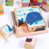 Fakocka puzzle, kirakós fajáték