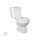 C-CLEAR monoblokkos WC hátsó kifolyással ülőkével