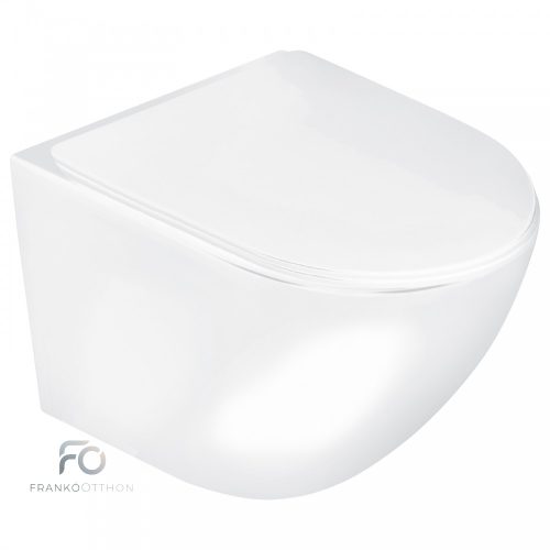 Delos WH fali rimless WC soft-close ülőkével