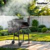 Faszenes kerti grillsütő füstölővel
