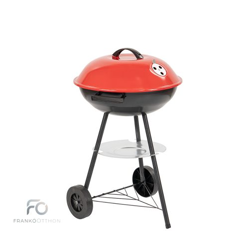 Faszenes kerti gömb grillsütő kerekes