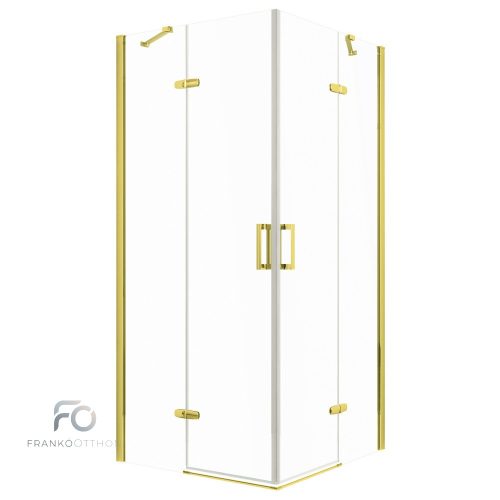 Flow Gold szögletes nyílóajtós zuhanykabin zuhanytálca nélkül