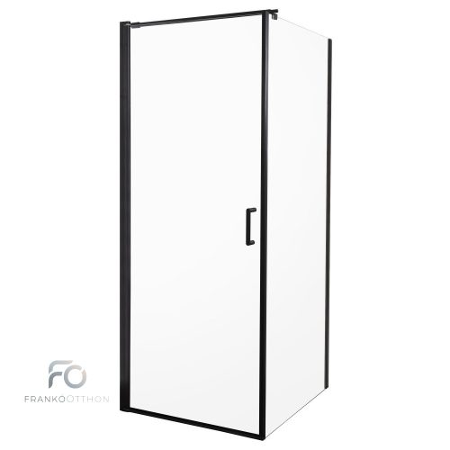 Hera 80x80 cm szögletes nyílóajtós zuhanykabin zuhanytálcával