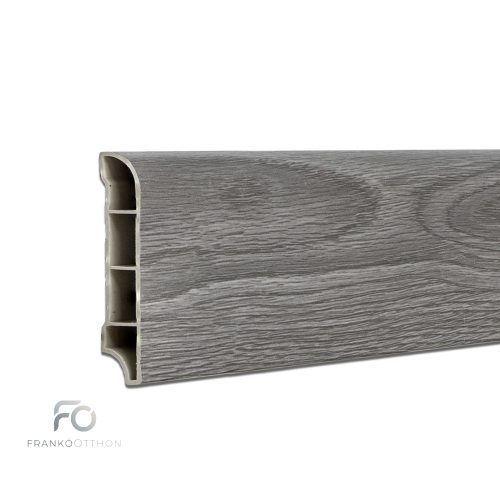 Vinyl SPC padlószegély Hradok tölgy 2400x60x12 mm