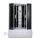Emilia 85x150 cm hidromasszázs kádkabin elektronikával Black
