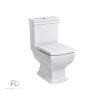 Kleopátra 11 hátsó kifolyású monoblokkos wc ülőkével