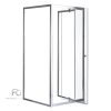 Flexi 90x90 cm falsíkra szerelhető szögletes zuhanykabin zuhanytálca nélkül