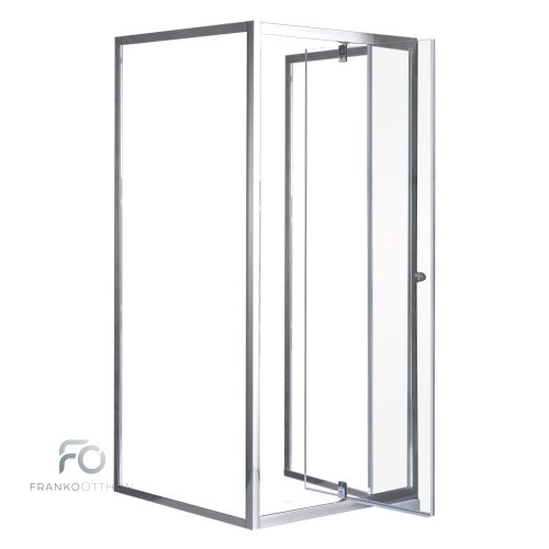 Flexi 90x90 cm falsíkra szerelhető szögletes zuhanykabin zuhanytálca nélkül