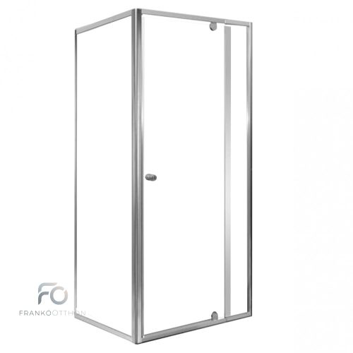 Flexi 80x90 cm sarokba szerelhető aszimmetrikus zuhanykabin zuhanytálca nélkül
