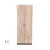 Miami gardróbszekrény 80x205 cm sonoma tölgy-yorki tölgy