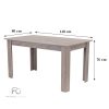 Yorki Standard étkezőasztal 140x80 cm yorki tölgy