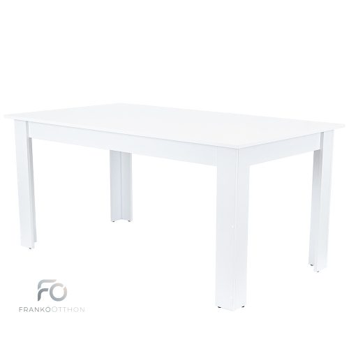 Yorki Standard étkezőasztal 160x90 cm fehér