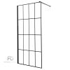 Techno 90x200 cm Walk-in zuhanykabin
