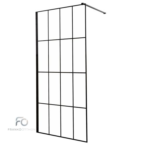 Techno 90x200 cm Walk-in zuhanykabin