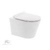 Ride fali, rimless WC soft close ülőkével