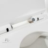 Ride fali, rimless WC soft close ülőkével