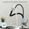 Corin álló mosogató csaptelep flexibilis kifolyócsővel fekete